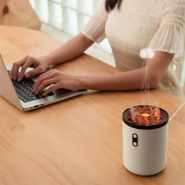 Volcanic Flame™ Aroma Diffuser – Portable USB Jellyfish Mist Humidifier & Night Light with Essential Oil Function - Image 4