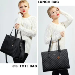 GlamPack™ – The Chic All-in-One Lunch, Laptop & Crossbody Bag for Women On-the-Go