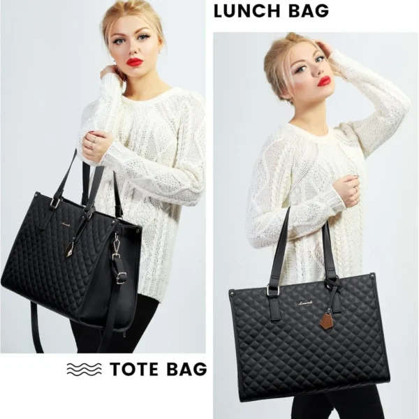 GlamPack™ – The Chic All-in-One Lunch, Laptop & Crossbody Bag for Women On-the-Go