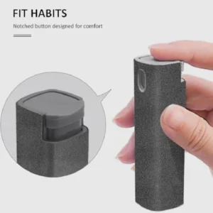 SmudgeAway™ – The 2-in-1 Screen Cleaning Kit with Built-In Microfiber Wipe for Crystal Clear Devices