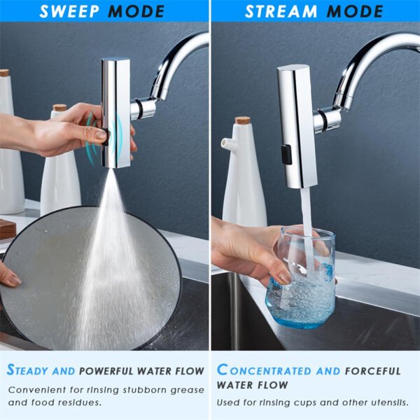 AquaSpin™ – 360° Rotating Waterfall Faucet Nozzle - Image 3