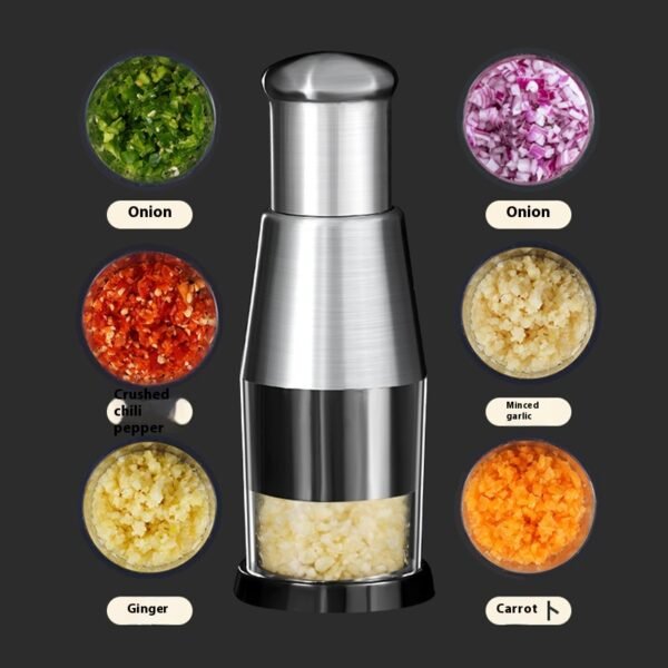 SliceSwift™ – Manual Chopper for Garlic, Veggies & More - Image 3