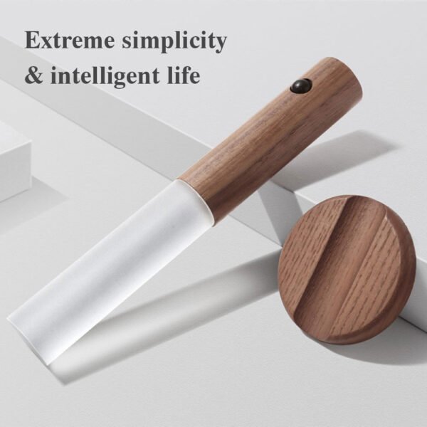 SmartMotion™ LED Wall Light – Motion-Activated Magnetic USB Wooden Lamp for Hallways, Porches & Cabinets - Image 4